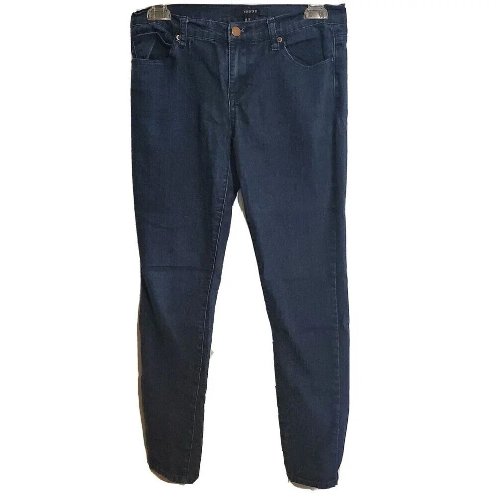 Forever 21 Jeans Womens‎ Skinny Dark Wash Size 27 Jegging 5 Pocket Low Rise